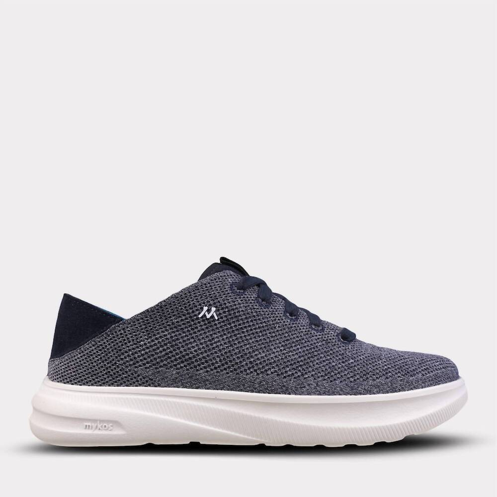 NEW MYKOS men's wilson lace-up travel sneaker in navy